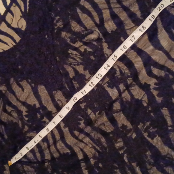 🍭🌹black lace, see-through blouse - Picture 12 of 12